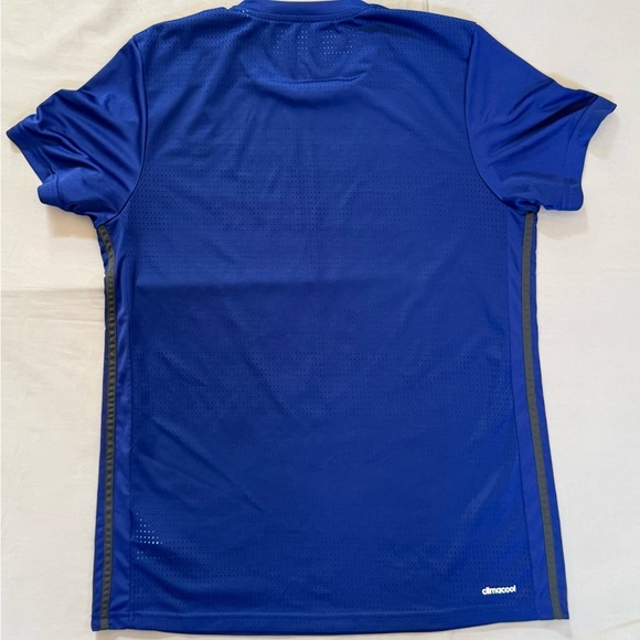 Men’s Adidas Blue Dri Fit Athletic T-shirt Size Large - Picture 2 of 6